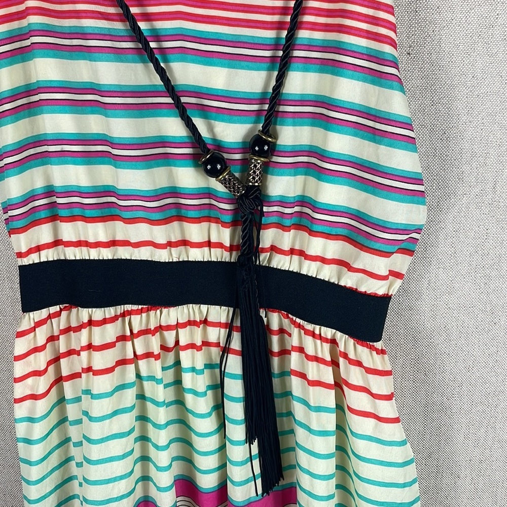 Gibson Latimer > Striped Maxi Dress Medium - Picture 8 of 9